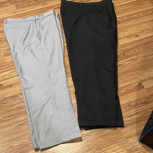 Access Essentials Black and Amazon Light Gray Dress Pants